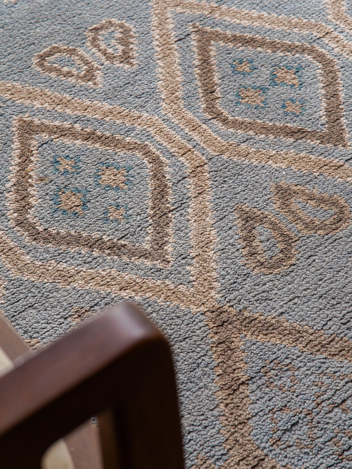 Honeycombed Hand Knotted Rug