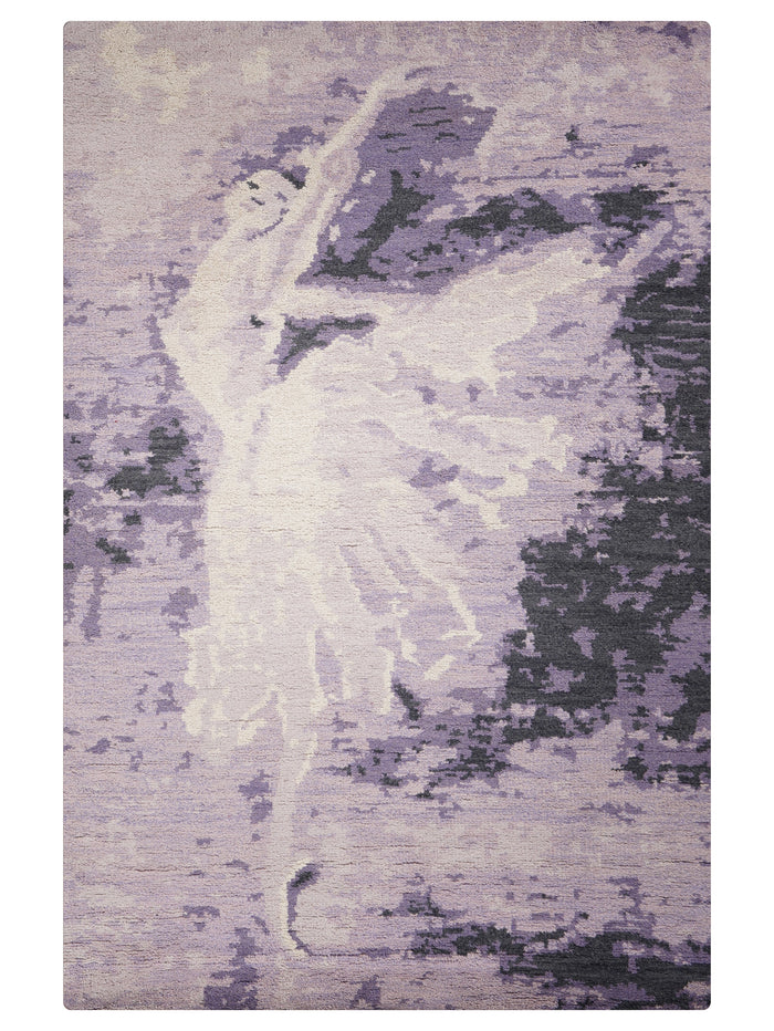 Solitude Hand Knotted Rug — rug only