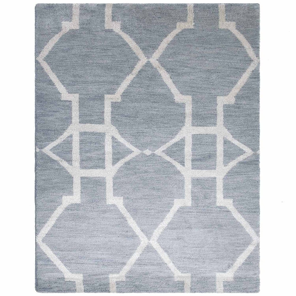 Interwoven Hand Knotted Rug