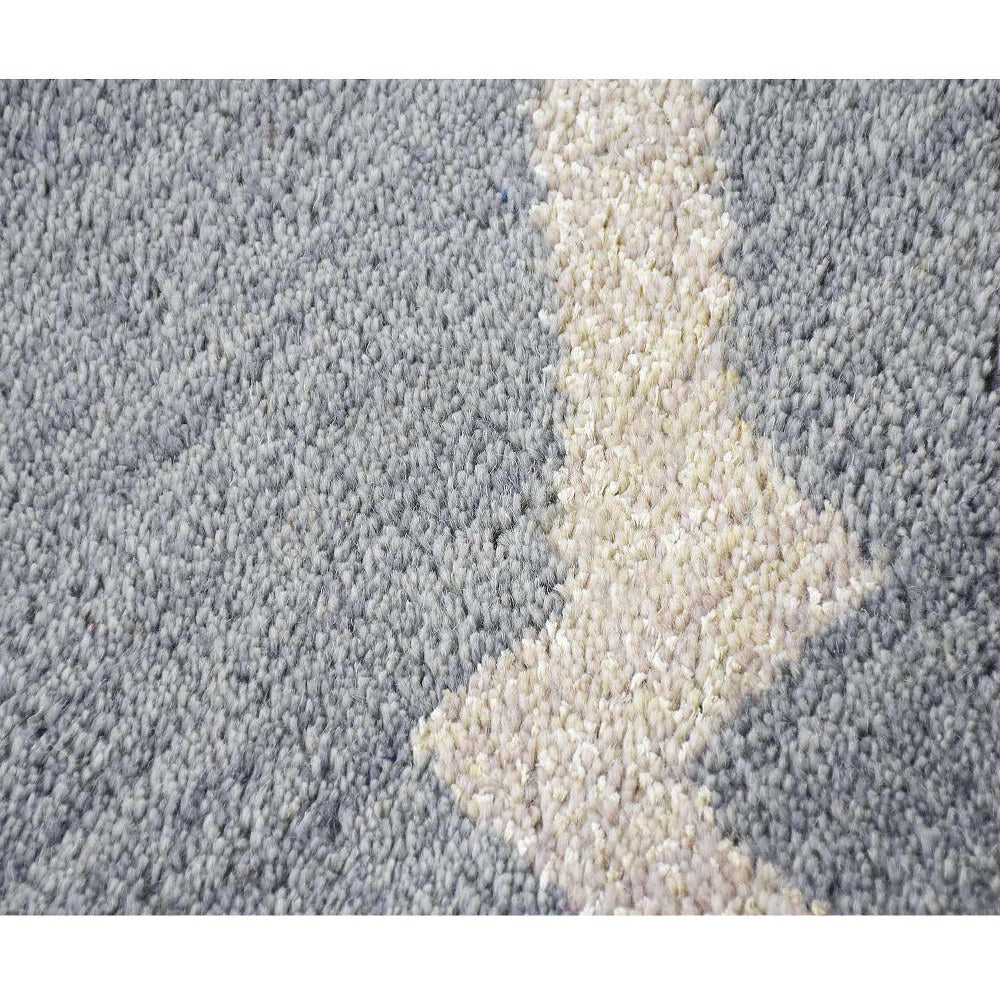 Interwoven Hand Knotted Rug