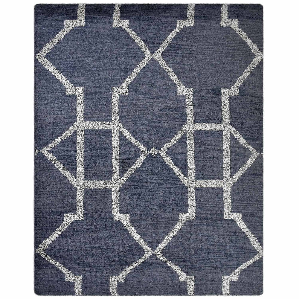 Interwoven Hand Knotted Rug