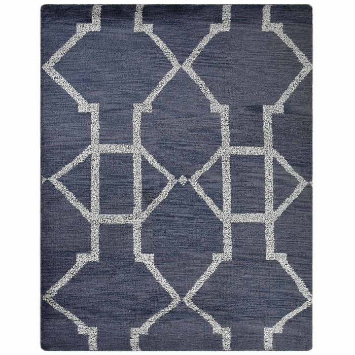 Interwoven Hand Knotted Rug