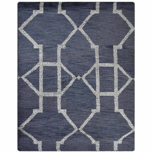 Interwoven Hand Knotted Rug