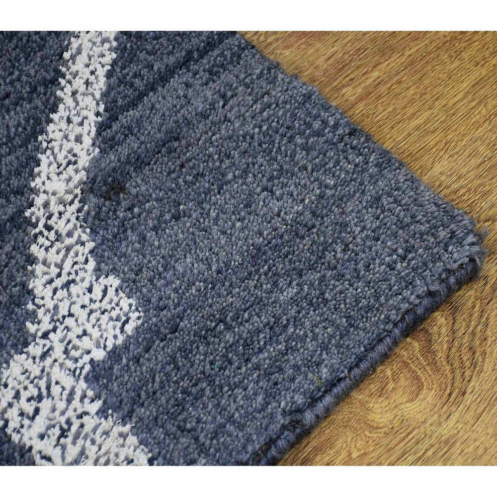 Interwoven Hand Knotted Rug