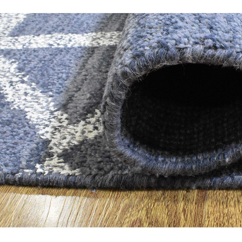 Interwoven Hand Knotted Rug