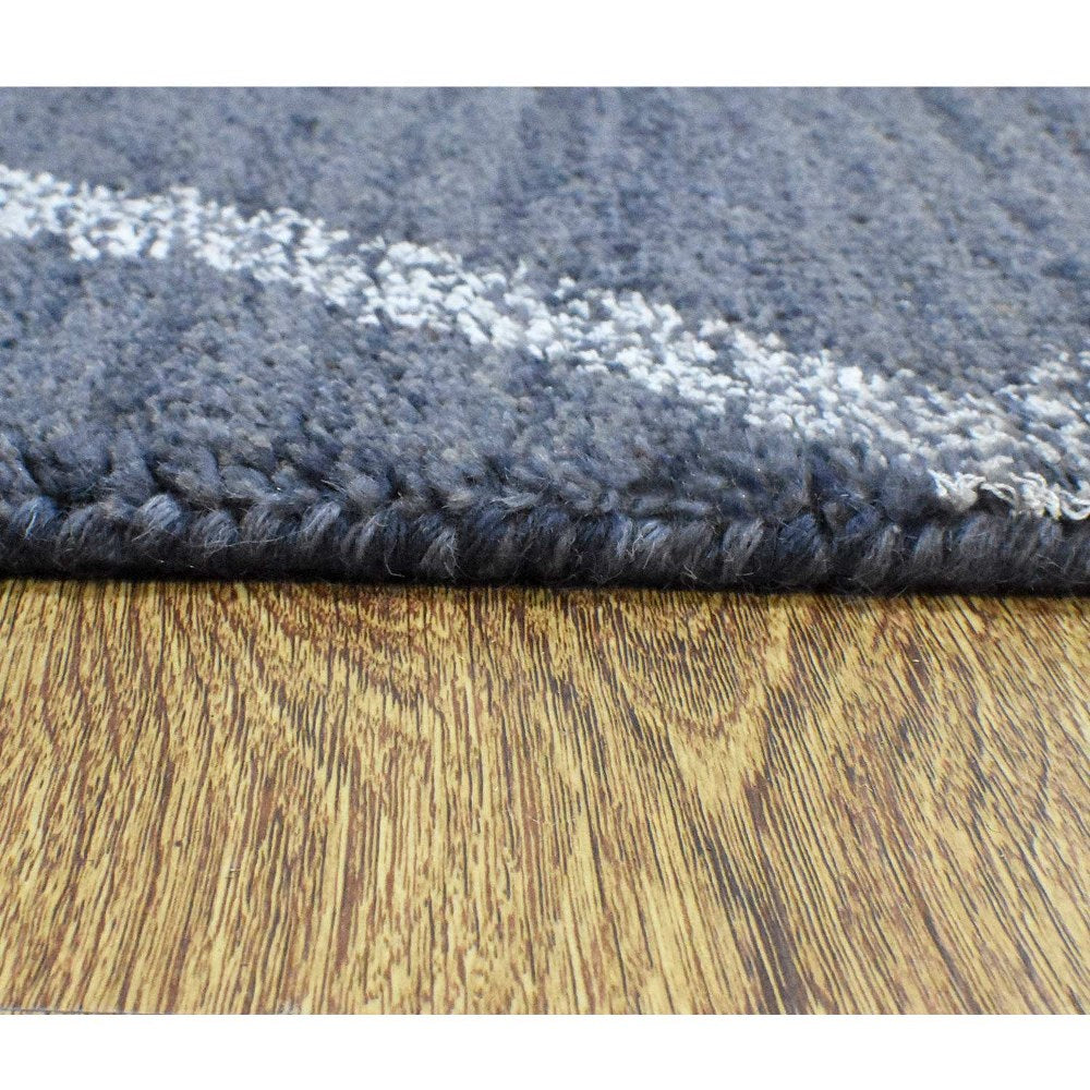 Interwoven Hand Knotted Rug
