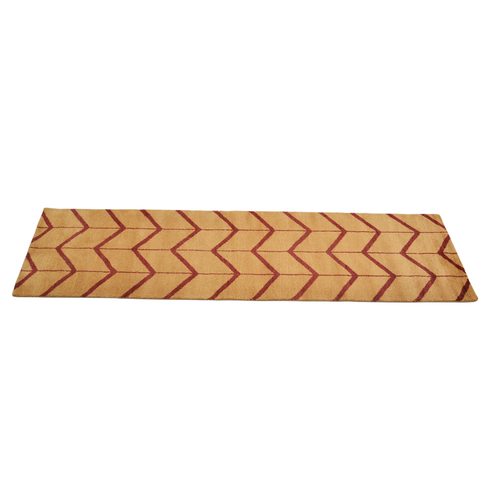 Parqueted Hand Knotted Rug