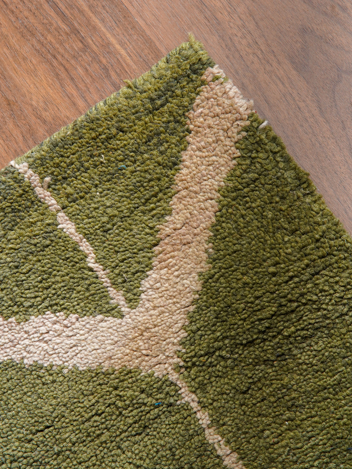 Parqueted Hand Knotted Rug