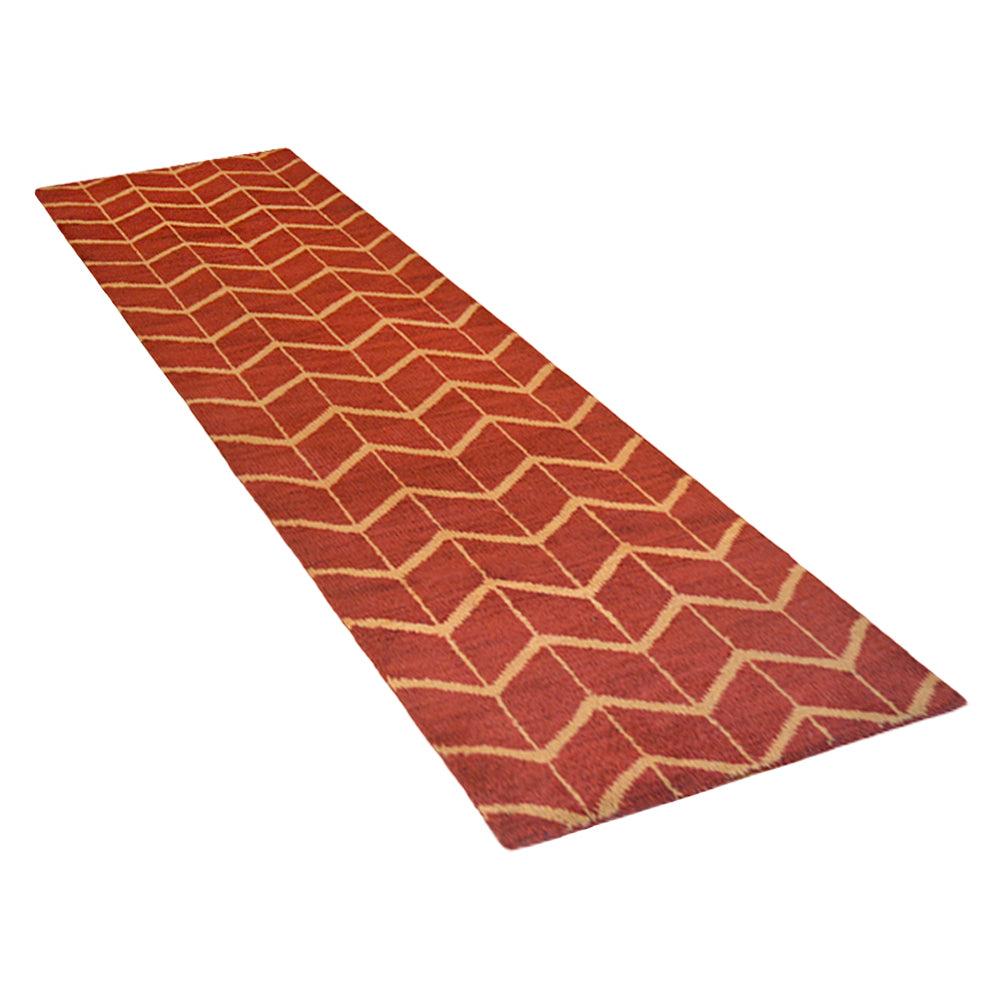 Parqueted Hand Knotted Rug