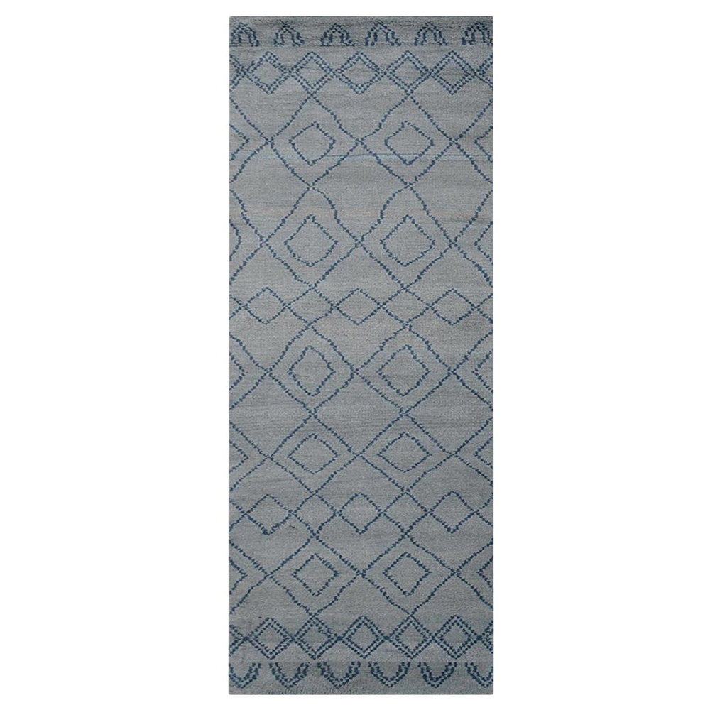 Latticed Hand Knotted Rug