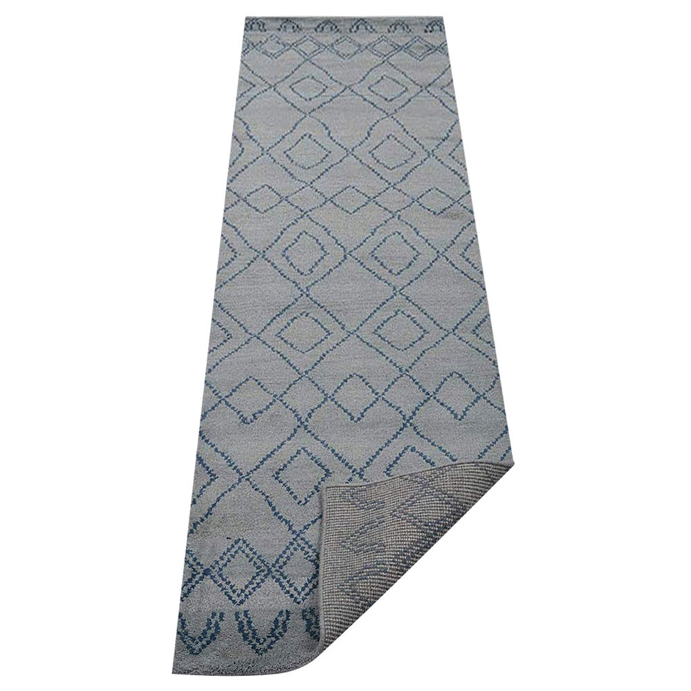 Latticed Hand Knotted Rug