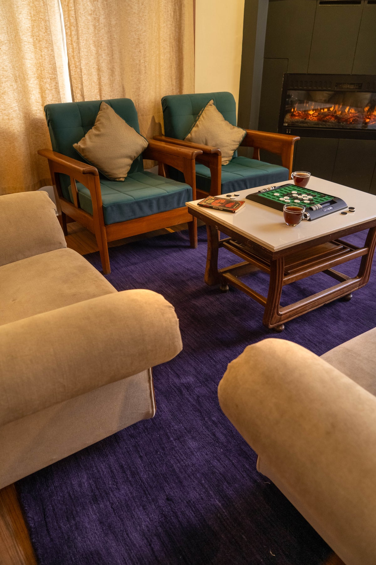 Hand Knotted Wool Dark Purple Solid Area Rug