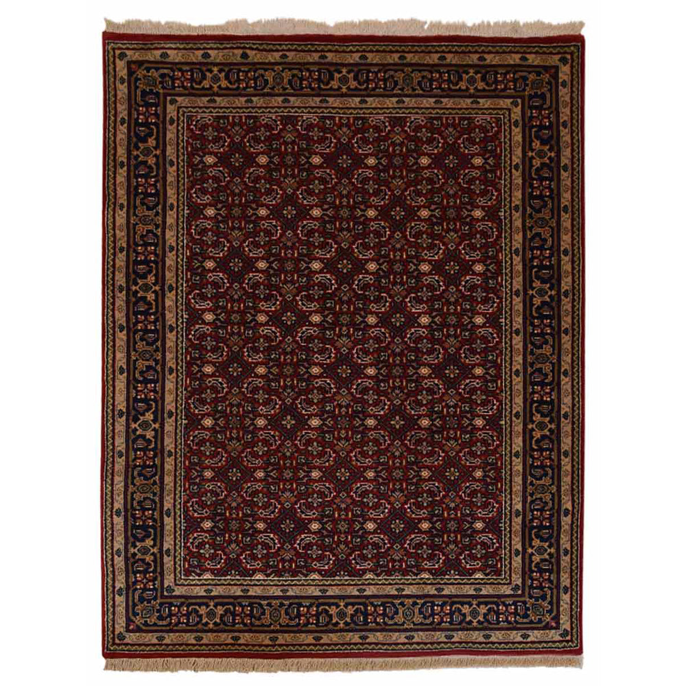 hand-knotted-nir-wool-area-rug-oriental-red-side-1