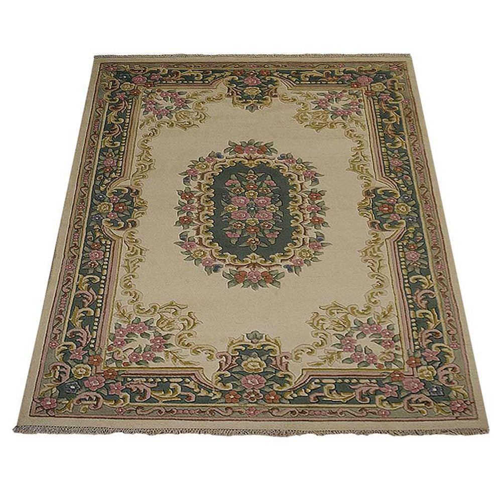 hand-knotted-persian-wool-ivory-green-area-rug-side-2