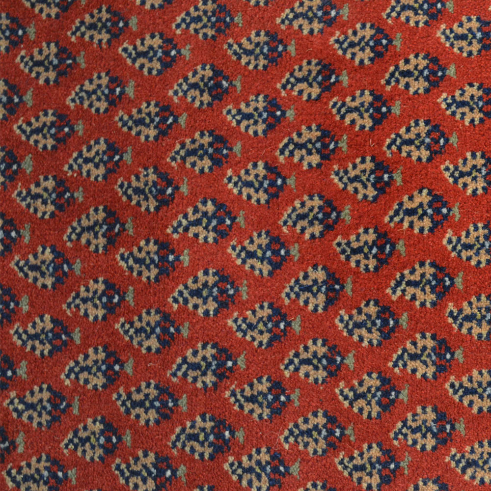 hand-knotted-persian-wool-runner-area-rug-oriental-red-Closeup