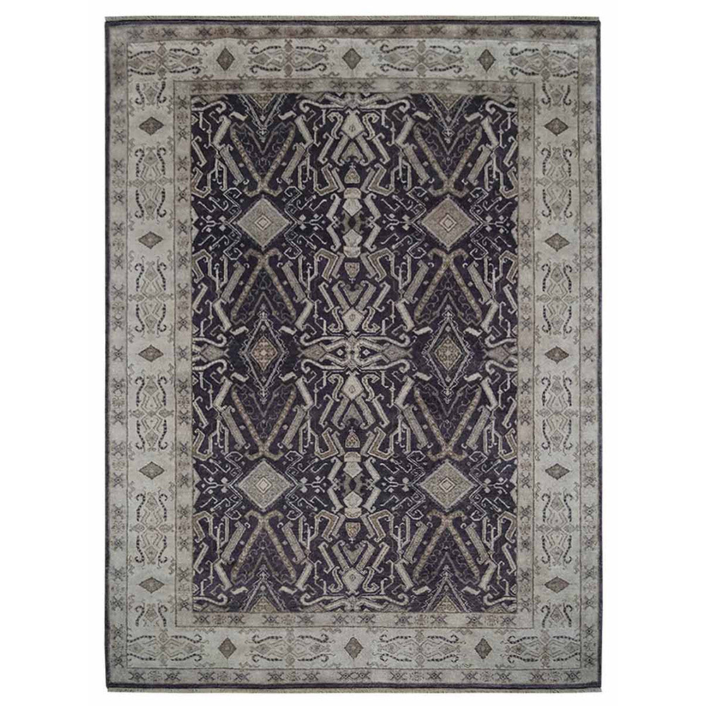 AzureElegance Hand Knotted Persian Rug