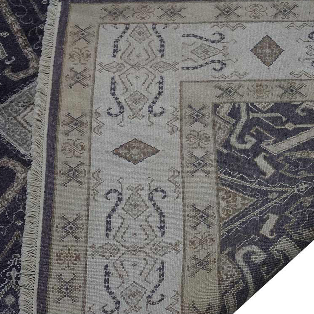 AzureElegance Hand Knotted Persian Rug