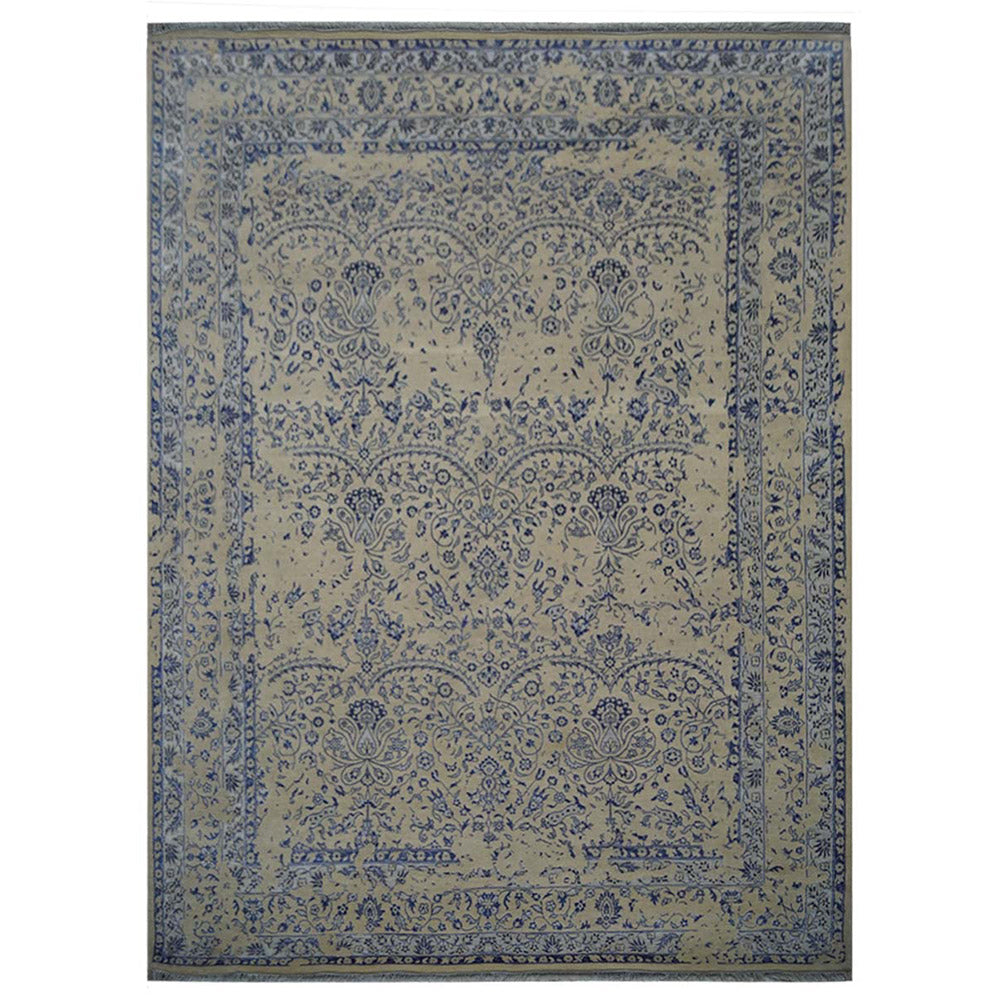 GoldenGlimmer Hand Knotted Persian Rug