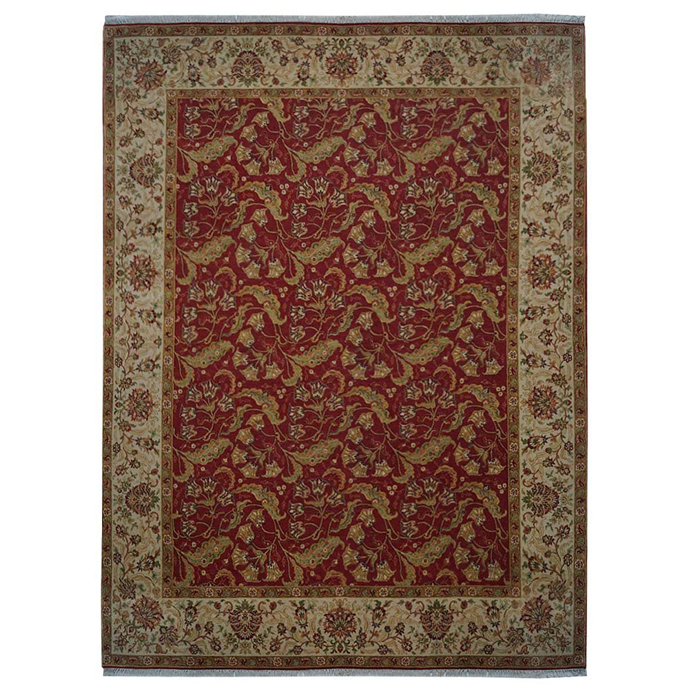 EbonyBlossom Hand Knotted Persian Rug