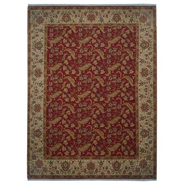 EbonyBlossom Hand Knotted Persian Rug