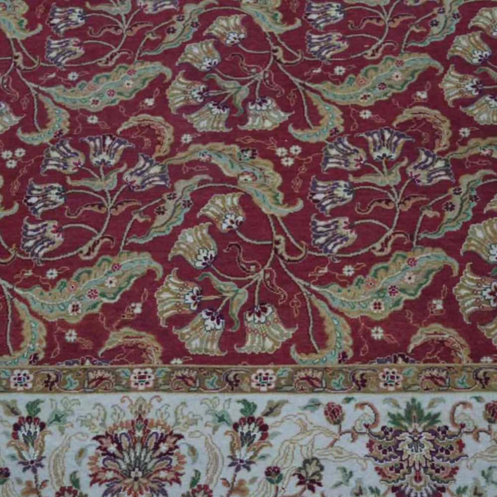 EbonyBlossom Hand Knotted Persian Rug