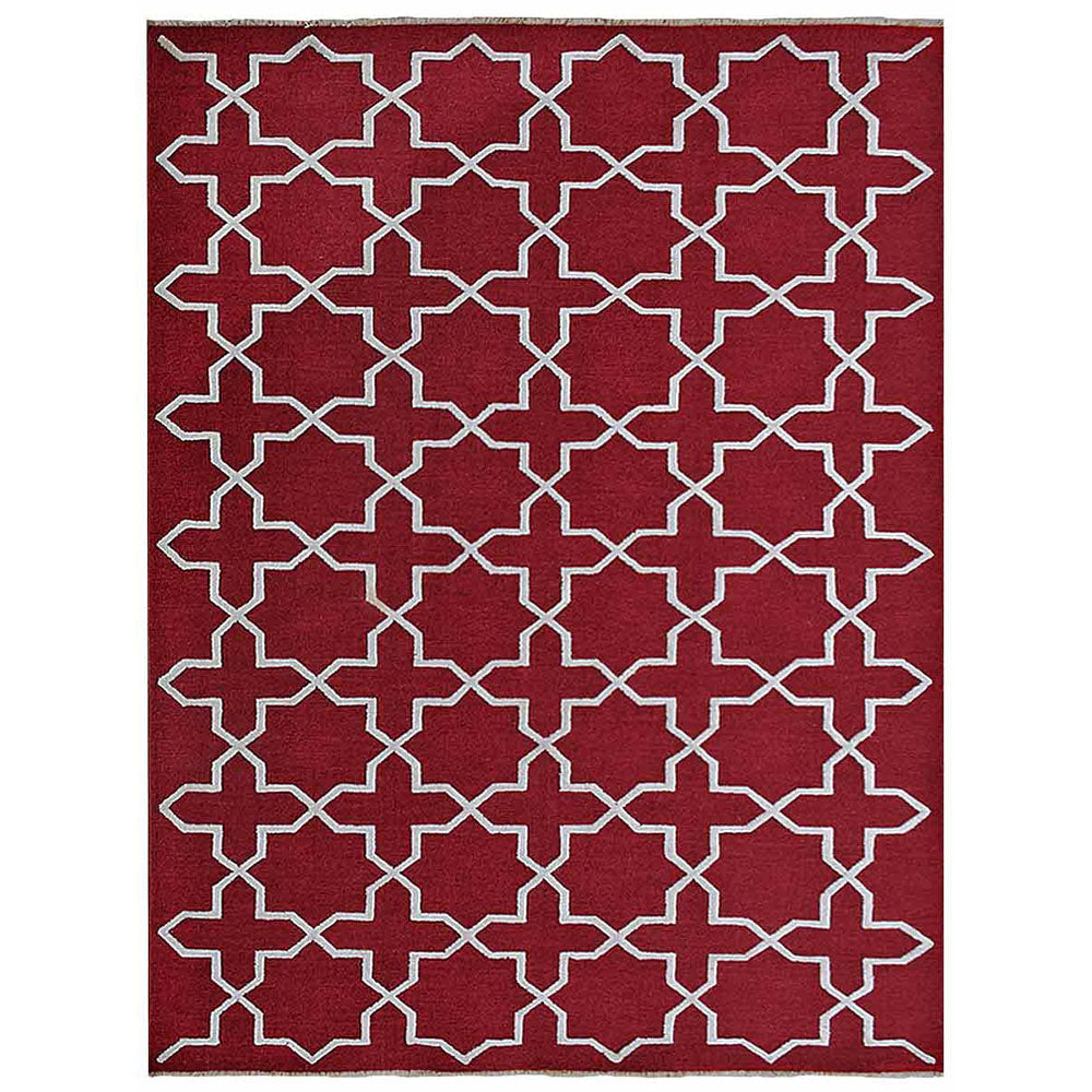 hand-knotted-sumak-geometric-wool-area-rug-side-1
