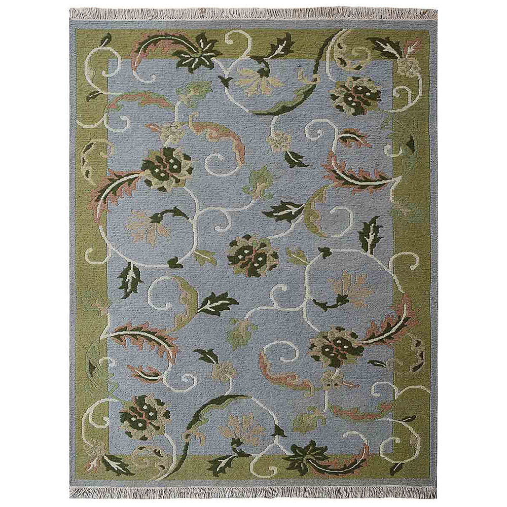 hand-knotted-sumak-wool-floral-area-rug-side-1