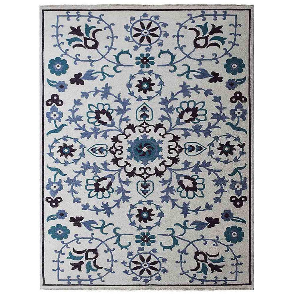 hand-knotted-sumak-wool-area-rug-floral-white-side-1