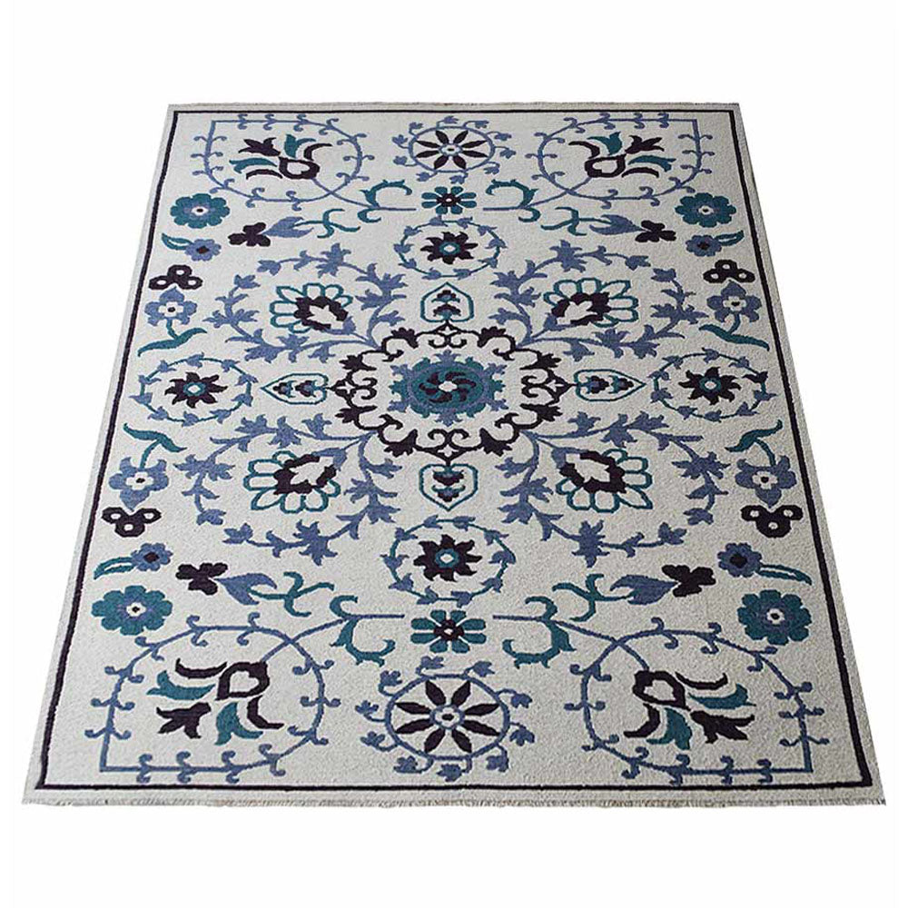 hand-knotted-sumak-wool-area-rug-floral-white-side-2