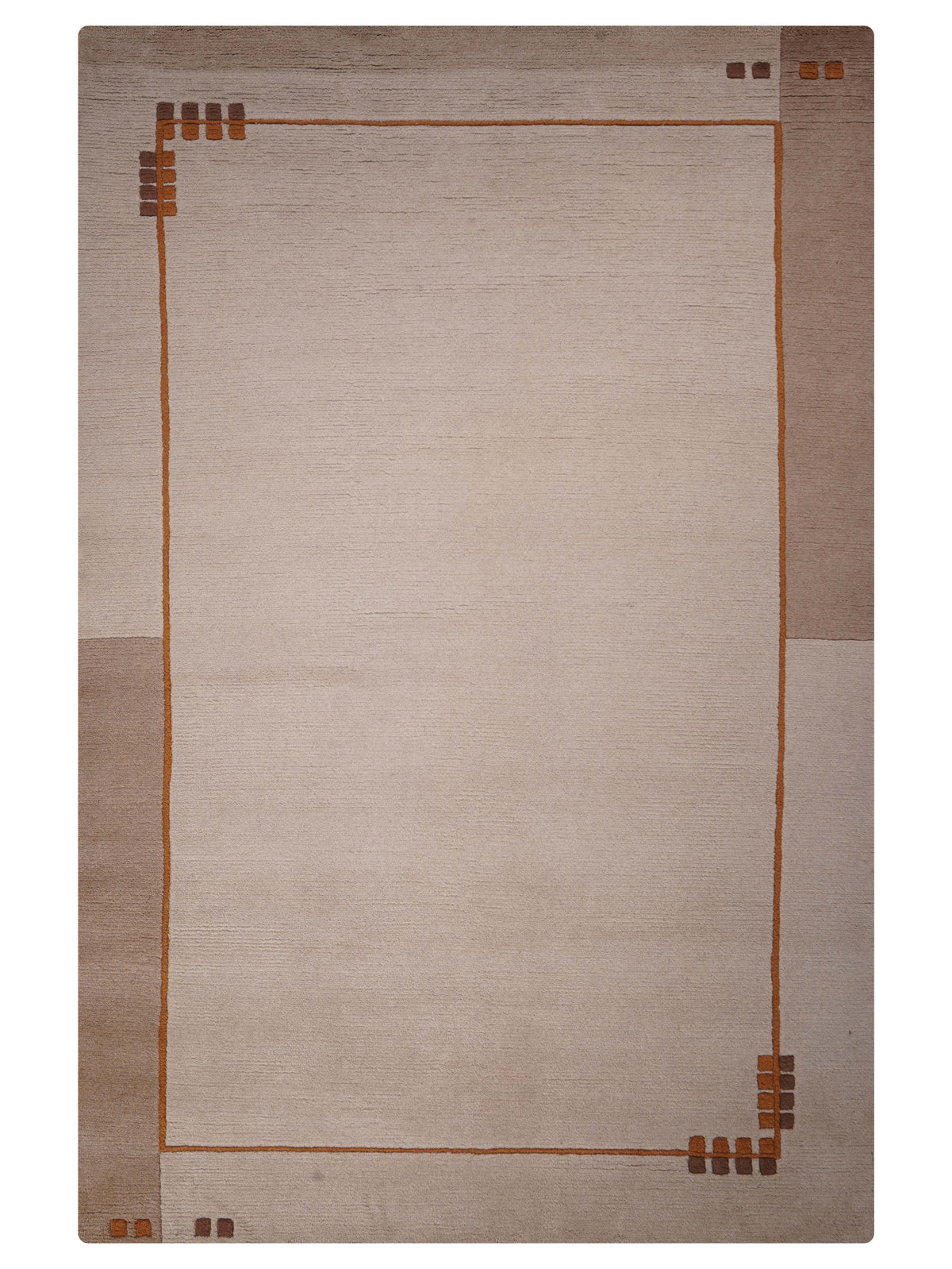 Bold Hand Knotted Rug