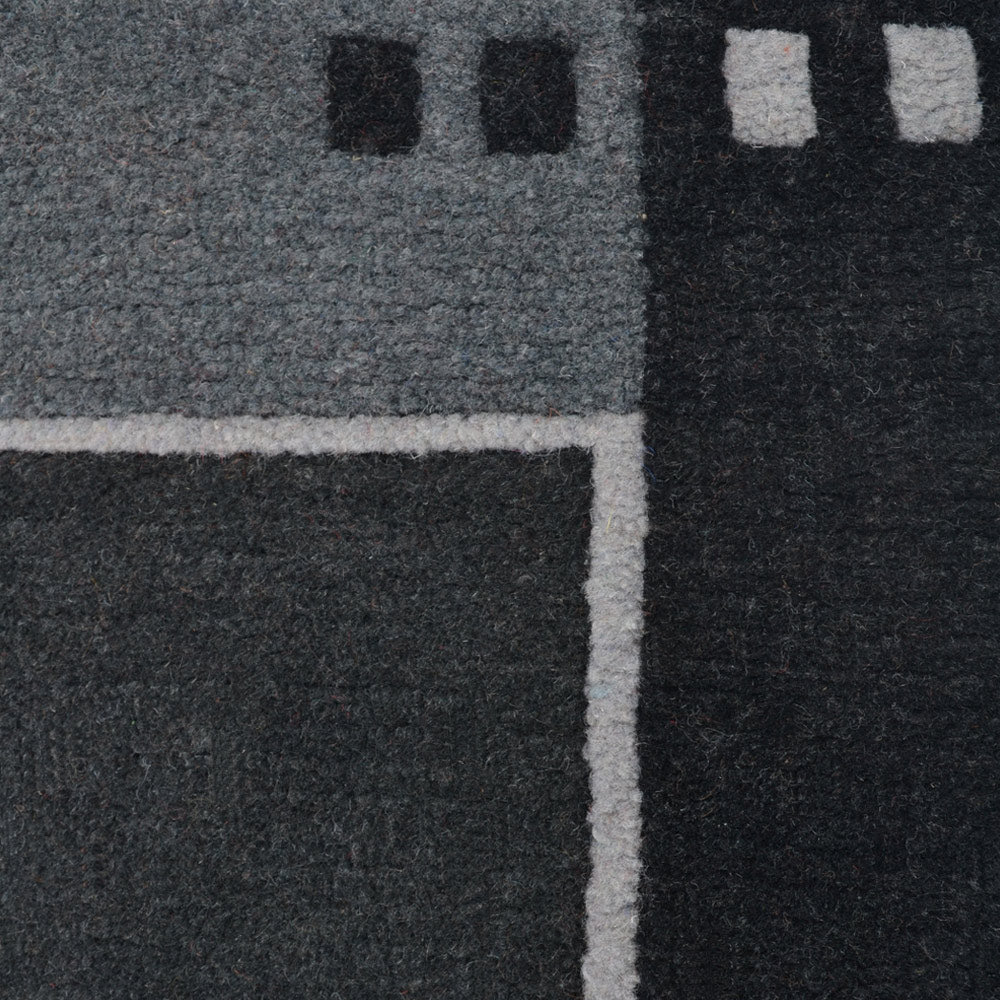 Bold Hand Knotted Rug
