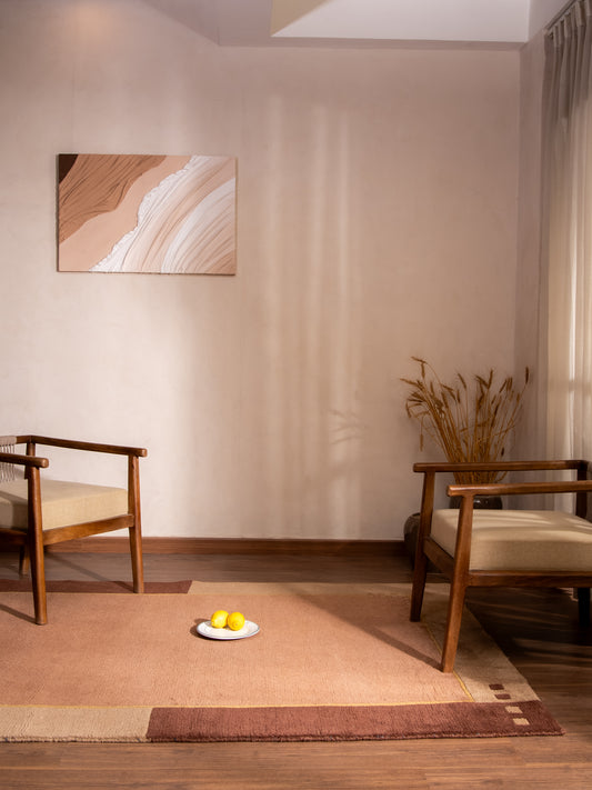 Bold Hand Knotted Rug