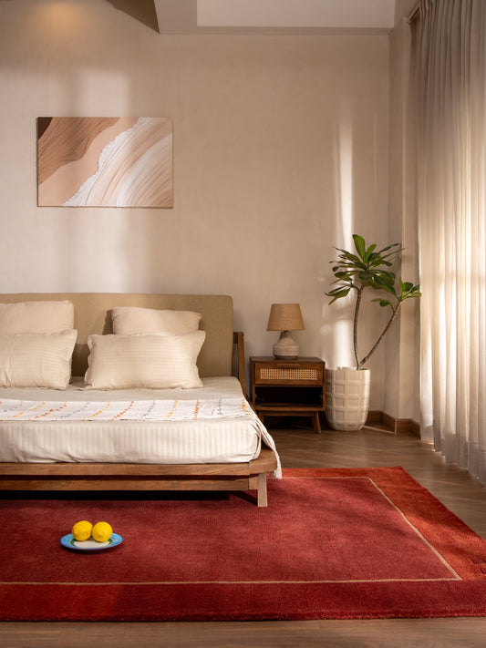 Bold Hand Knotted Rug