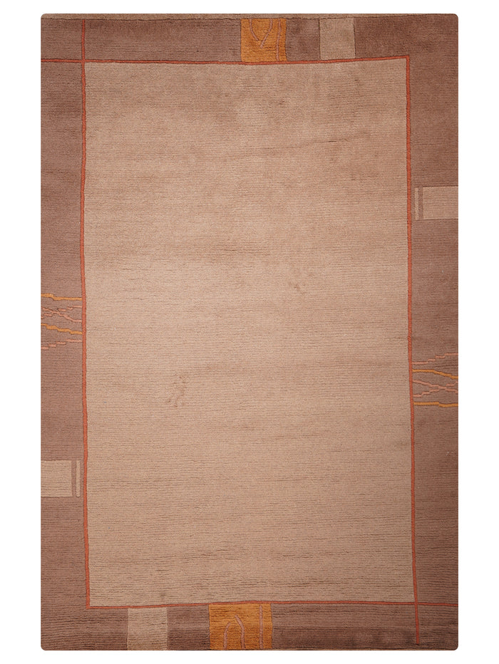 Frame Hand Knotted Rug — rug only