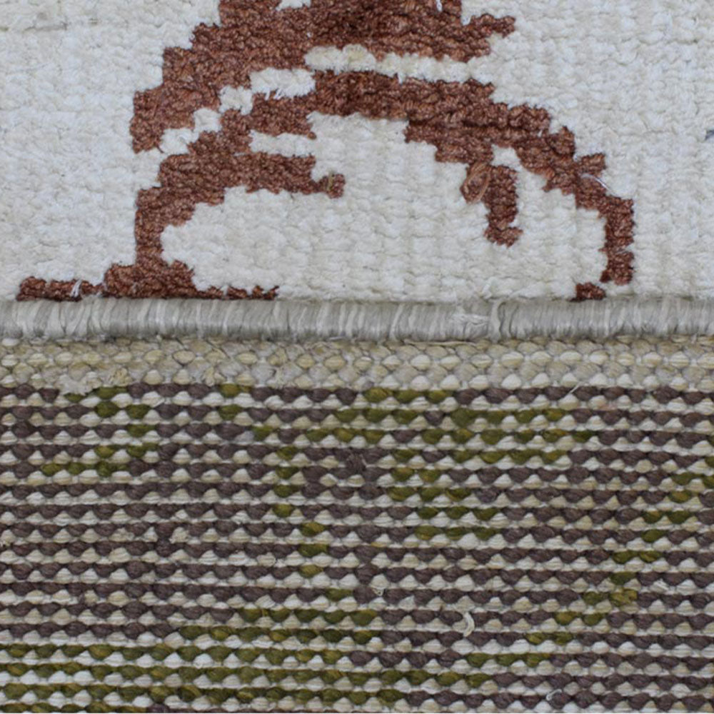 Hypnotic Hand Knotted Rug