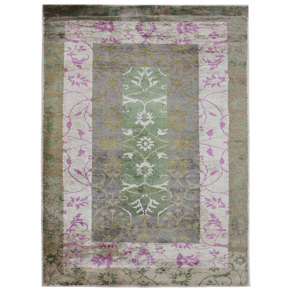 Hypnotic Hand Knotted Rug