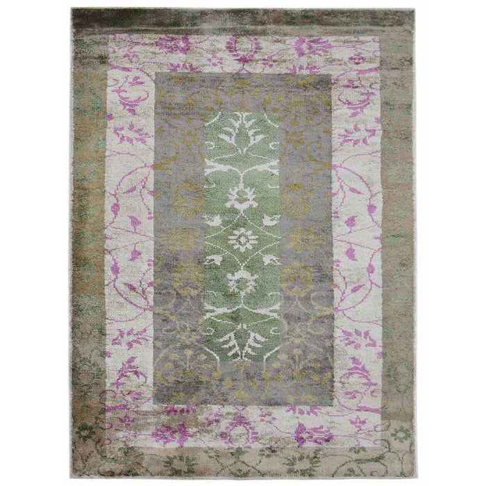 Hypnotic Hand Knotted Rug
