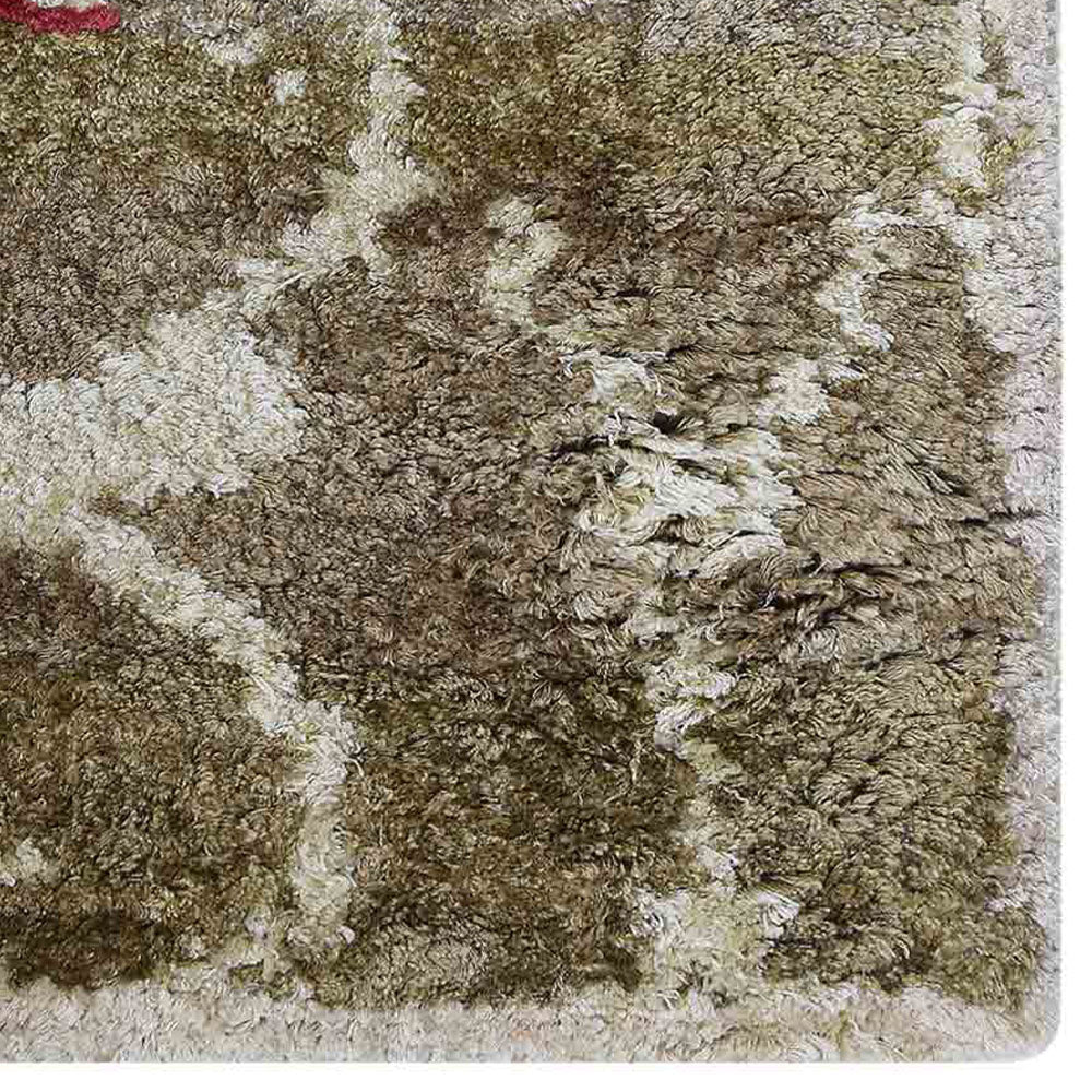 Hypnotic Hand Knotted Rug