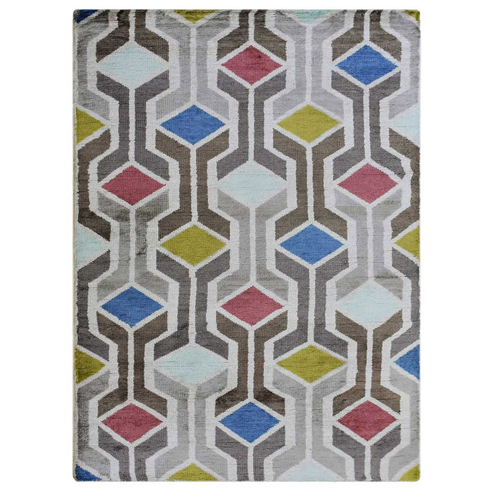 Symmetry Hand Knotted Rug