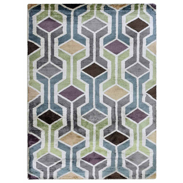 Symmetry Hand Knotted Rug