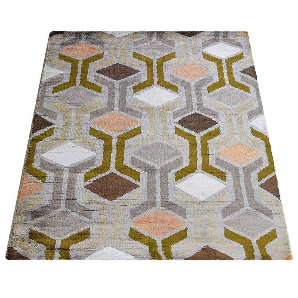 Mosaic Hand Knotted Rug