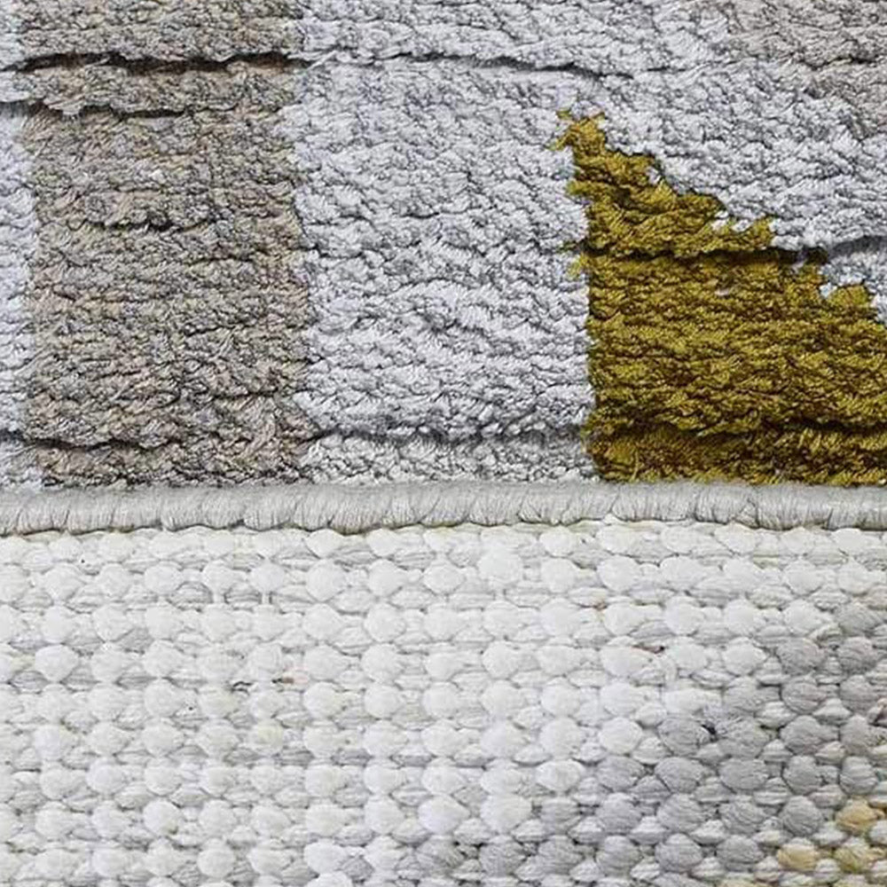 Mosaic Hand Knotted Rug