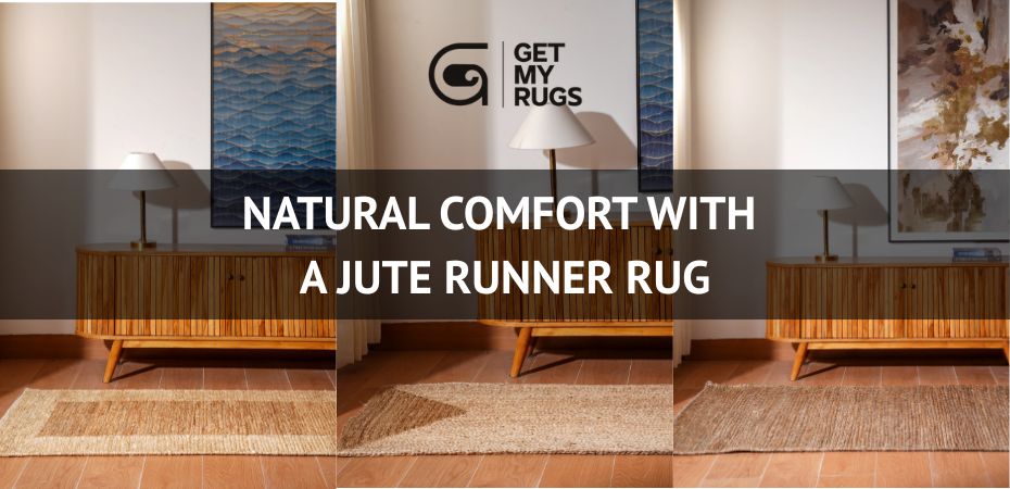Jute runner hallway styling