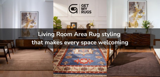 Modern decor featuring a cozy living room area rug