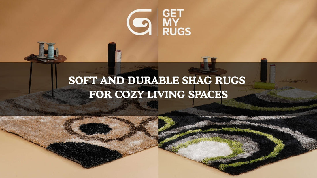 Cozy and durable shag rug enhancing home decor 