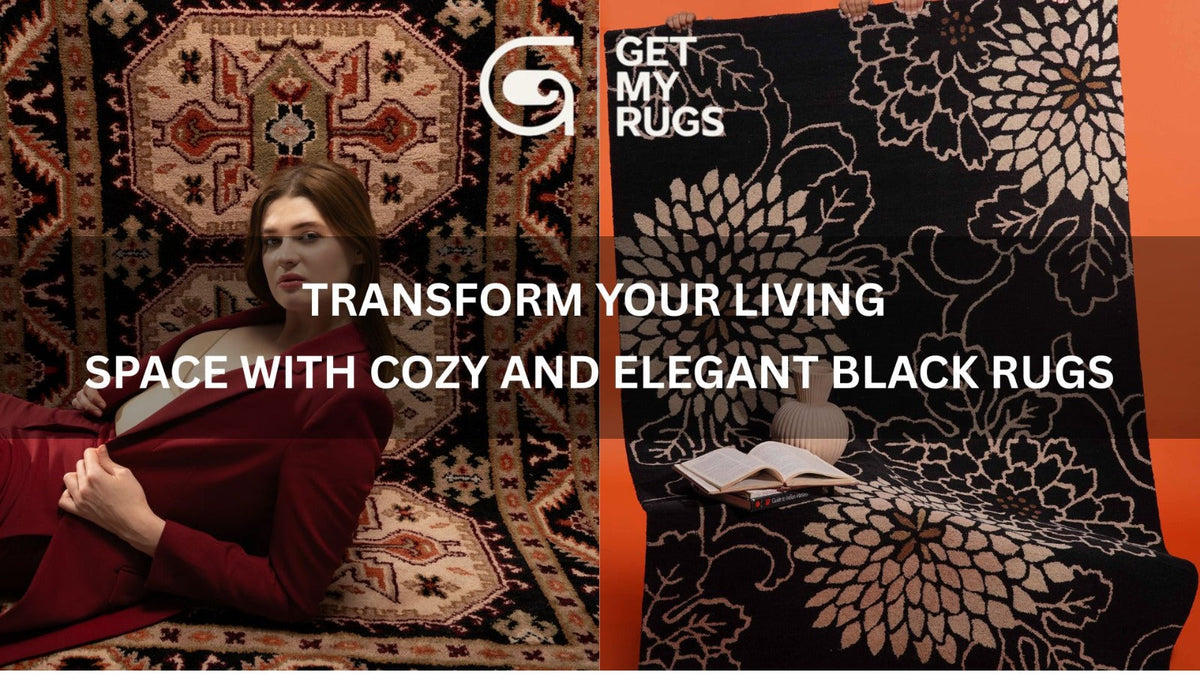 Black Rug in Modern Room