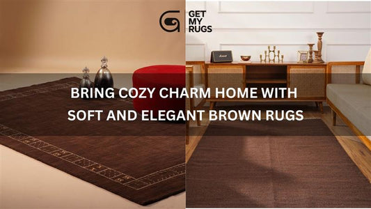 Modern brown rugs for cozy homes