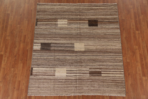 Geometric Kilim Modern Area Rug 6x6