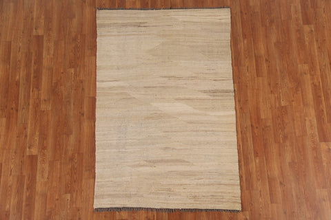 Earth Tone Kilim Oriental Area Rug 4x5