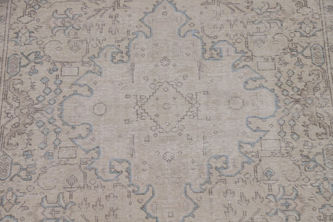 Distressed Tabriz Persian Area Rug 6x9